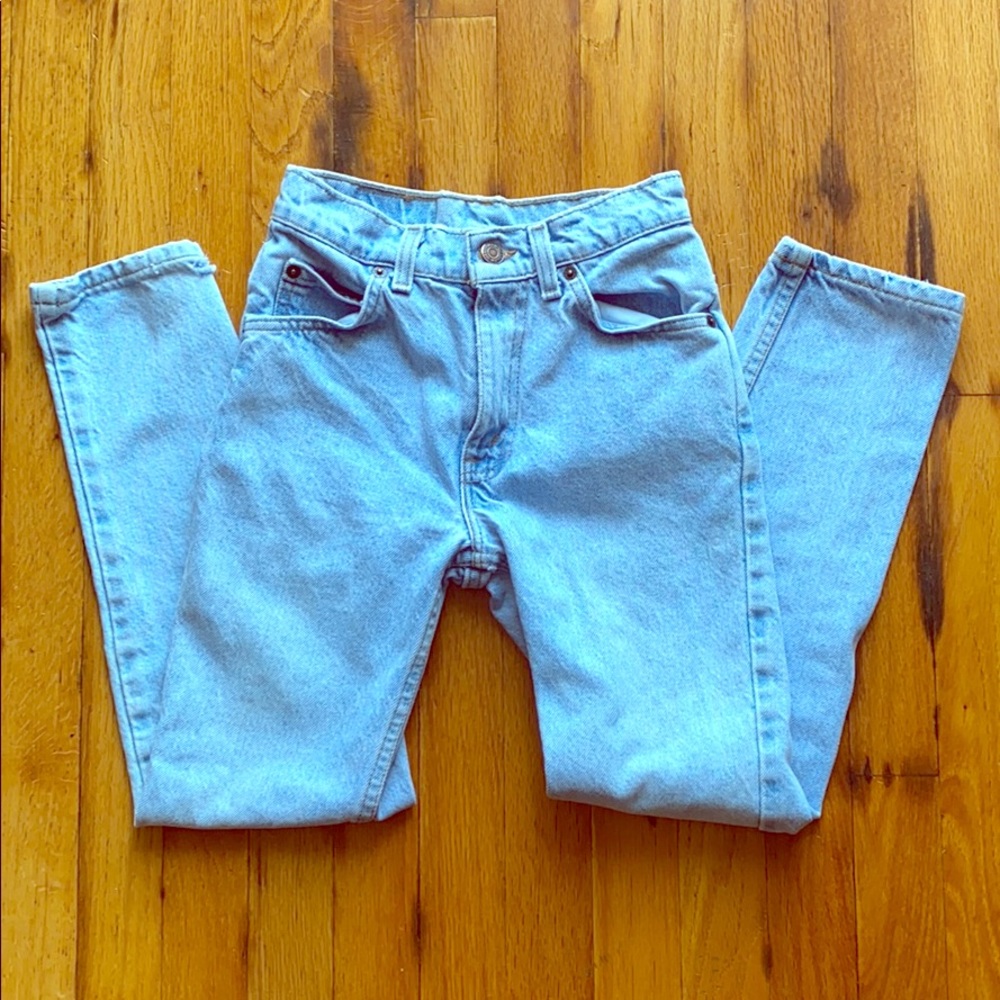 Orange tab Levi’s kids jeans